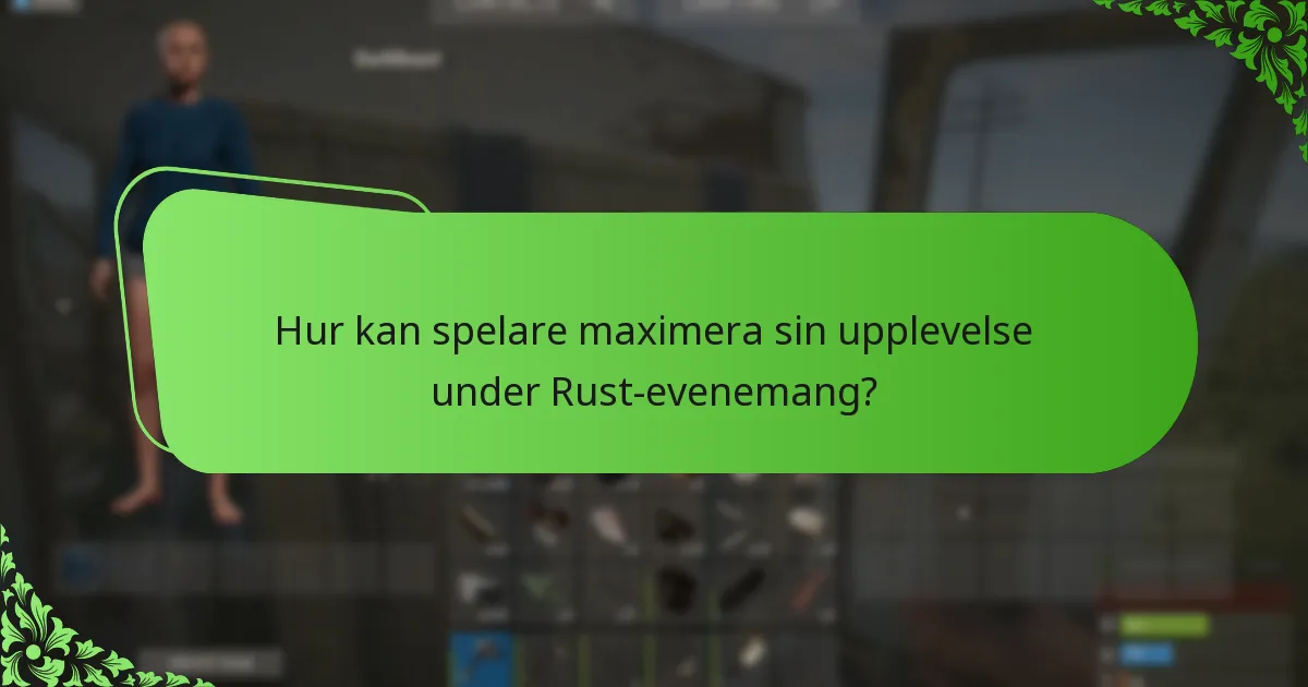 Vilka är spelarnas preferenser angående Rust-eventdrops?