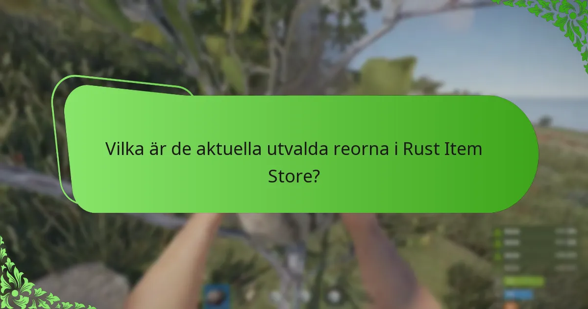 Vilka gemenskapsevenemang är kopplade till Rust Item Store?